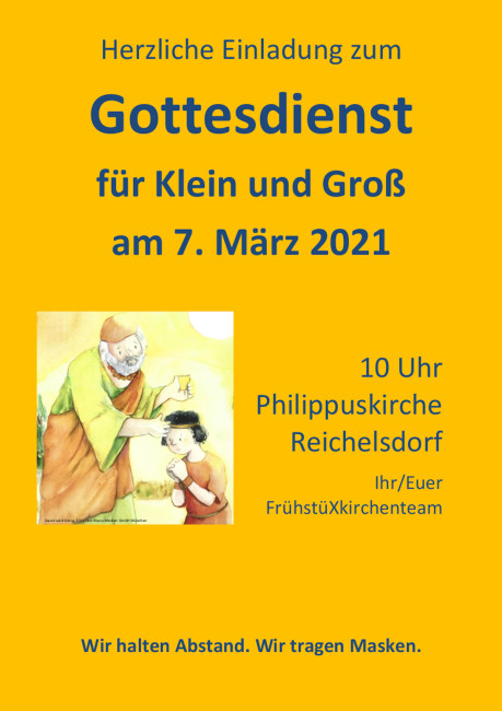 plakat familiengottesdienst